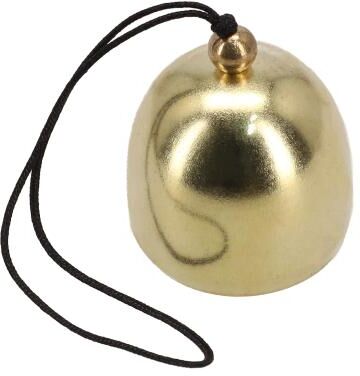 Inspire Select Copper Bells Outdoor Metal Wind Chime Pendant Alloy Hanging Door Bell For Garden, Patio, Home, Wedding & Christmas Dec black Rope