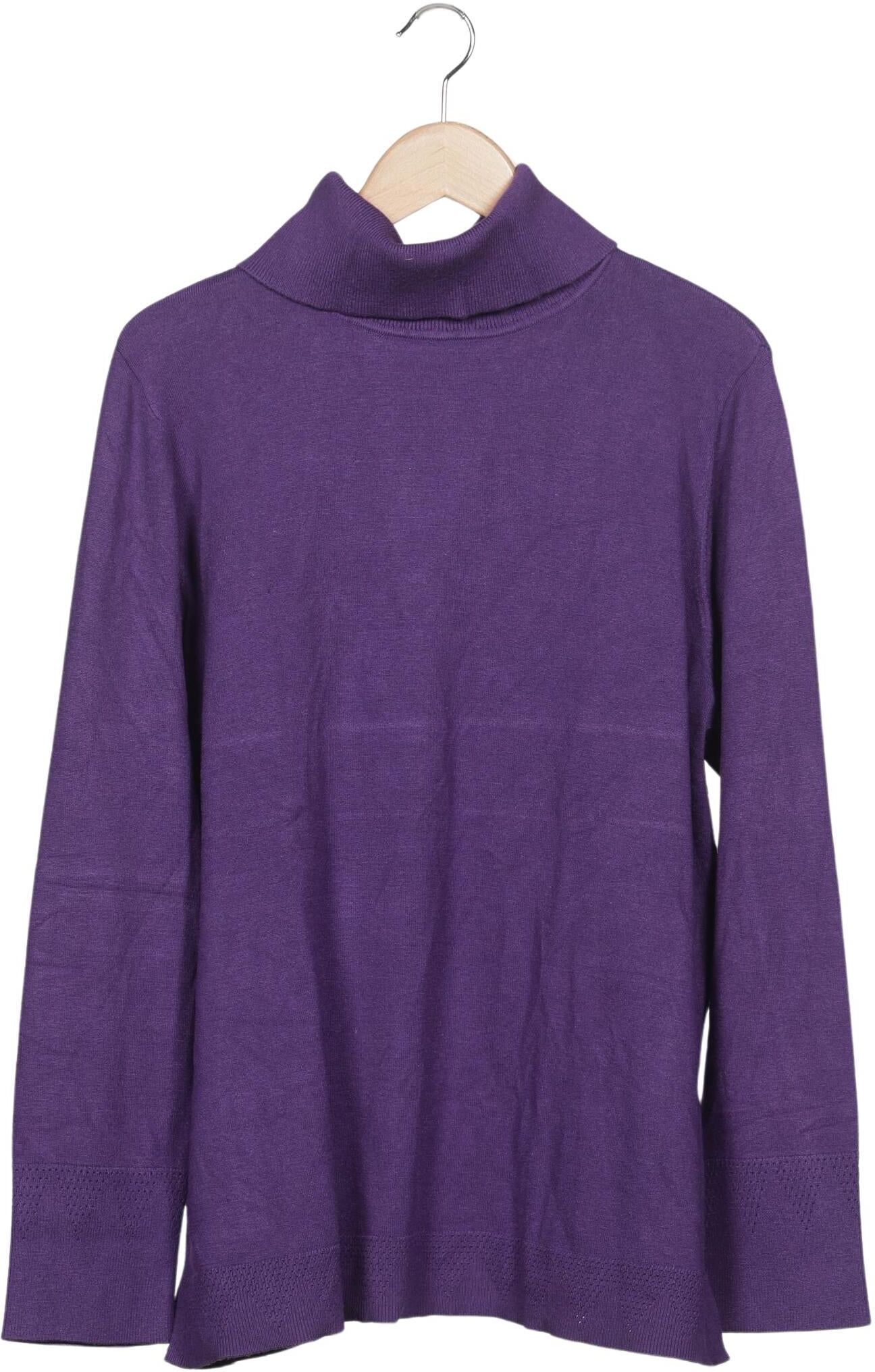 Ulla Popken Damen Pullover, Lila, Gr. Xxl, kein / Etikett - Second Hand