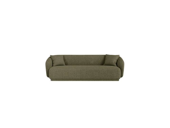 3-Sitzer Design Sofa Jane Chenille Grün chosen by Bloomingloft