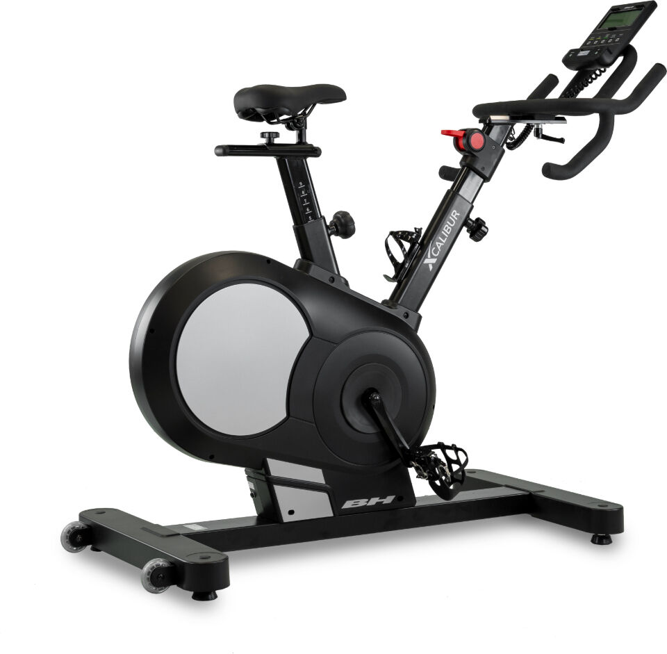 Bicicleta indoor BH Fitness Xcalibur Magnetic Silver: Smart Bike com resistência magnética de 24 níveis e 800 vatios máximos