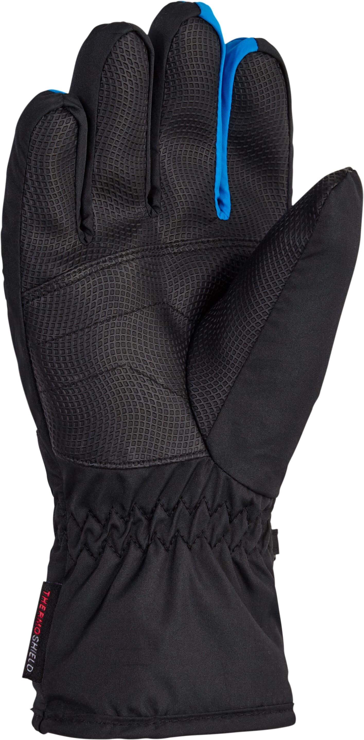 Skihandschuhe ZIENER "LORIKO-Z AS glove junior", Kinder, Gr. 5, blau (persian blau), Polyester, Handschuhe Skihandschuhe persian blau 5