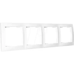 ION 80302414 - Abdeckrahmen 4-fach E1 Alpinweiß
