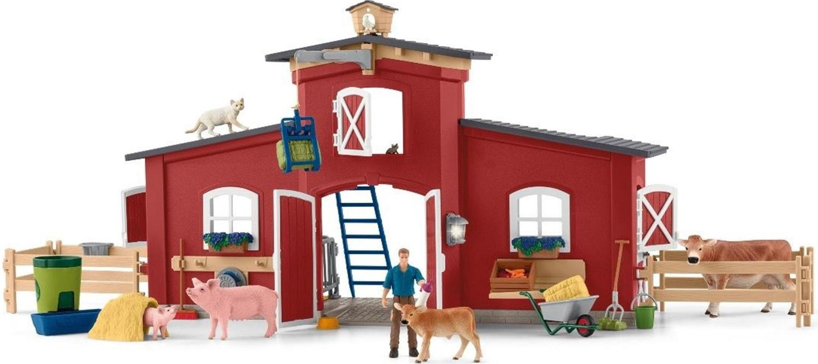 Schleich Grote boerderij met dieren en accessoires