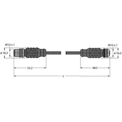 Turck Verbindungsleitung RSS-RKS-8442-3M