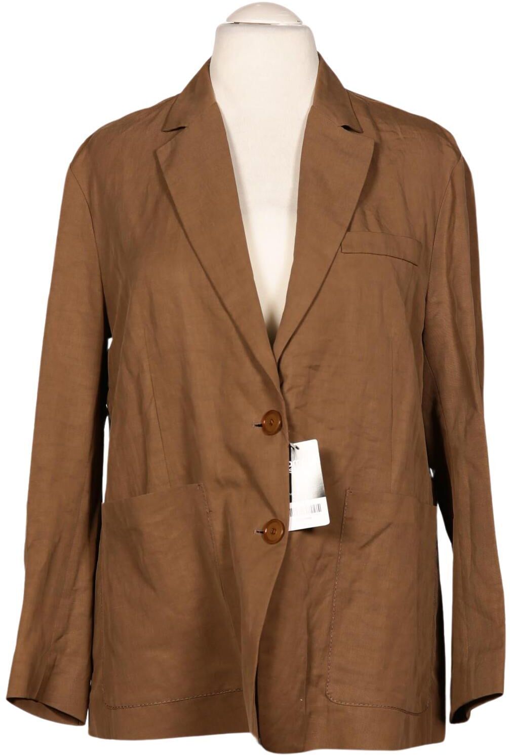 Dorothee Schumacher Damen Blazer, Braun, Gr. EU 36, Leinen / Lyocell / Baumwolle / Seide - Second Hand