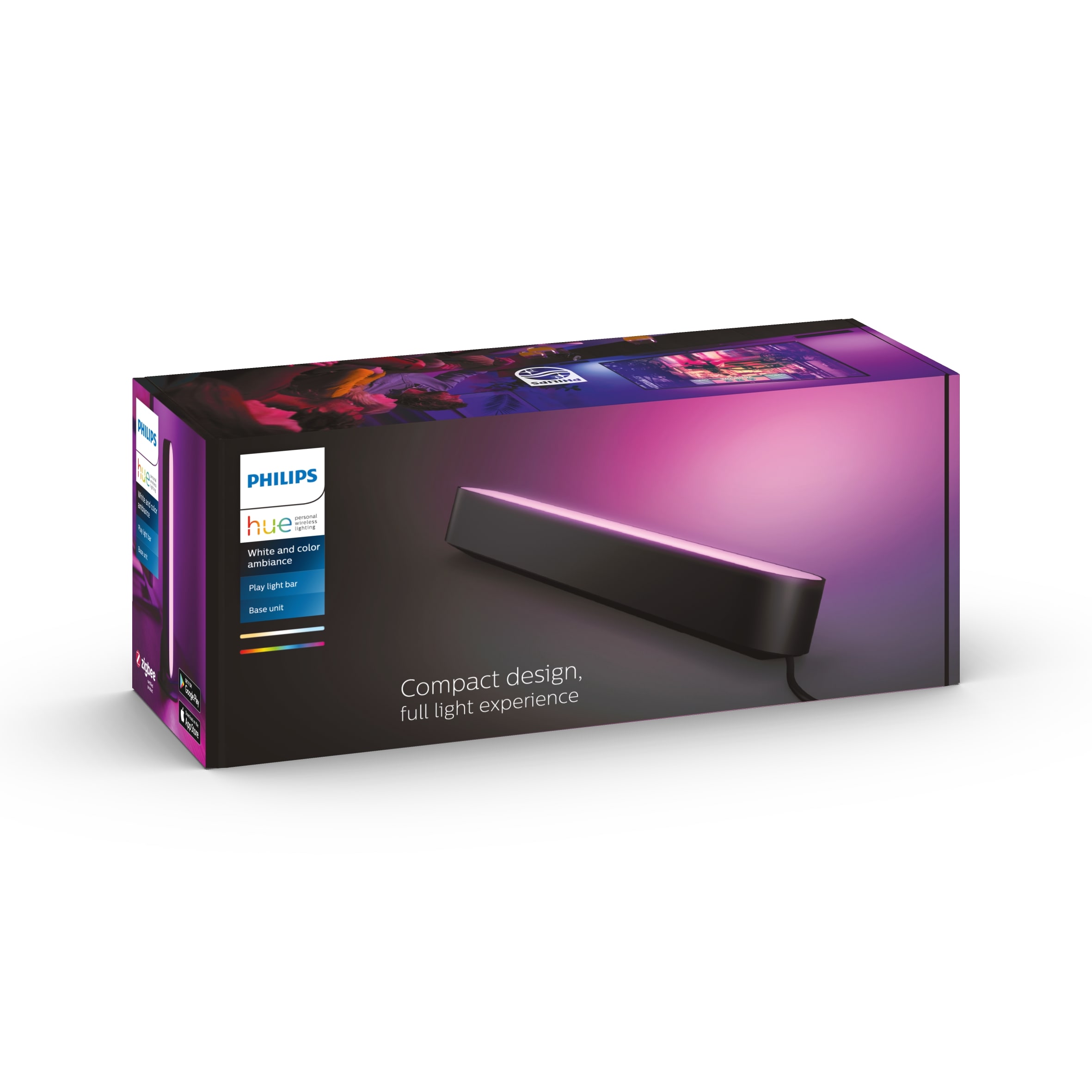 Philips Hue White & Color Ambiance Play Lightbar + Netzteil schwarz