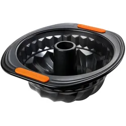 Le Creuset Ø 22 cm -Stål - Non-stick belaegning, Backform, Schwarz, Orange