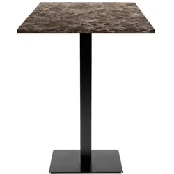 RestooTab - Stehtisch Milan 60x60cm Dekor Marmor indra