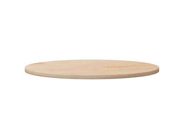 KLGBNCVE Tischplatte Rund 90 cm Massivholz Kiefer Robust, Langlebig, Für Ess- Und Couchtische, Feucht Abwischbar
