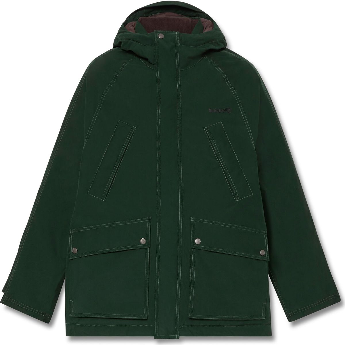 Timberland Mens Waterproof Parka scarab S TBC0YH77EA11-S