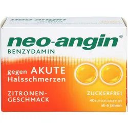 Neo-Angin Benzydamin Akute Halsschmerzen Zitrone 40 ST