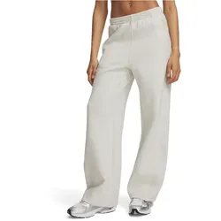 UNDER ARMOUR Unstoppable Fleece Open Hem Trainingshose Damen 110 - summit white/summit white S