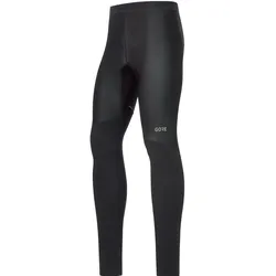 Gore Wear, Herren, Velohosen, R3 Partial WINDSTOPPER Tights (One Size, S), Schwarz