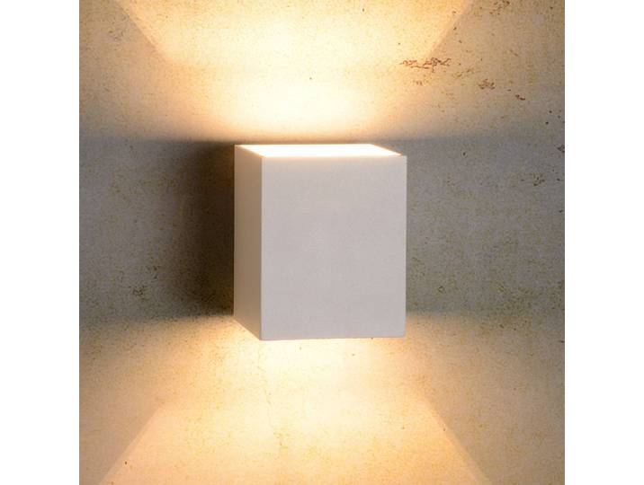 Lucide Wandleuchte Xera, dimmbar, weiß / opal, für Wohn- / Esszimmer, Aluminium, Modern
