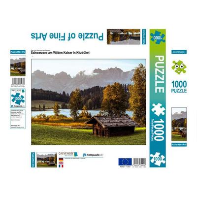 CALVENDO Puzzle Schwarzsee am Wilden Kaiser in Kitzbühel 1000 Teile Lege-Größe 640 x 480 cm Foto-Puzzle Bild von Marco Martycz