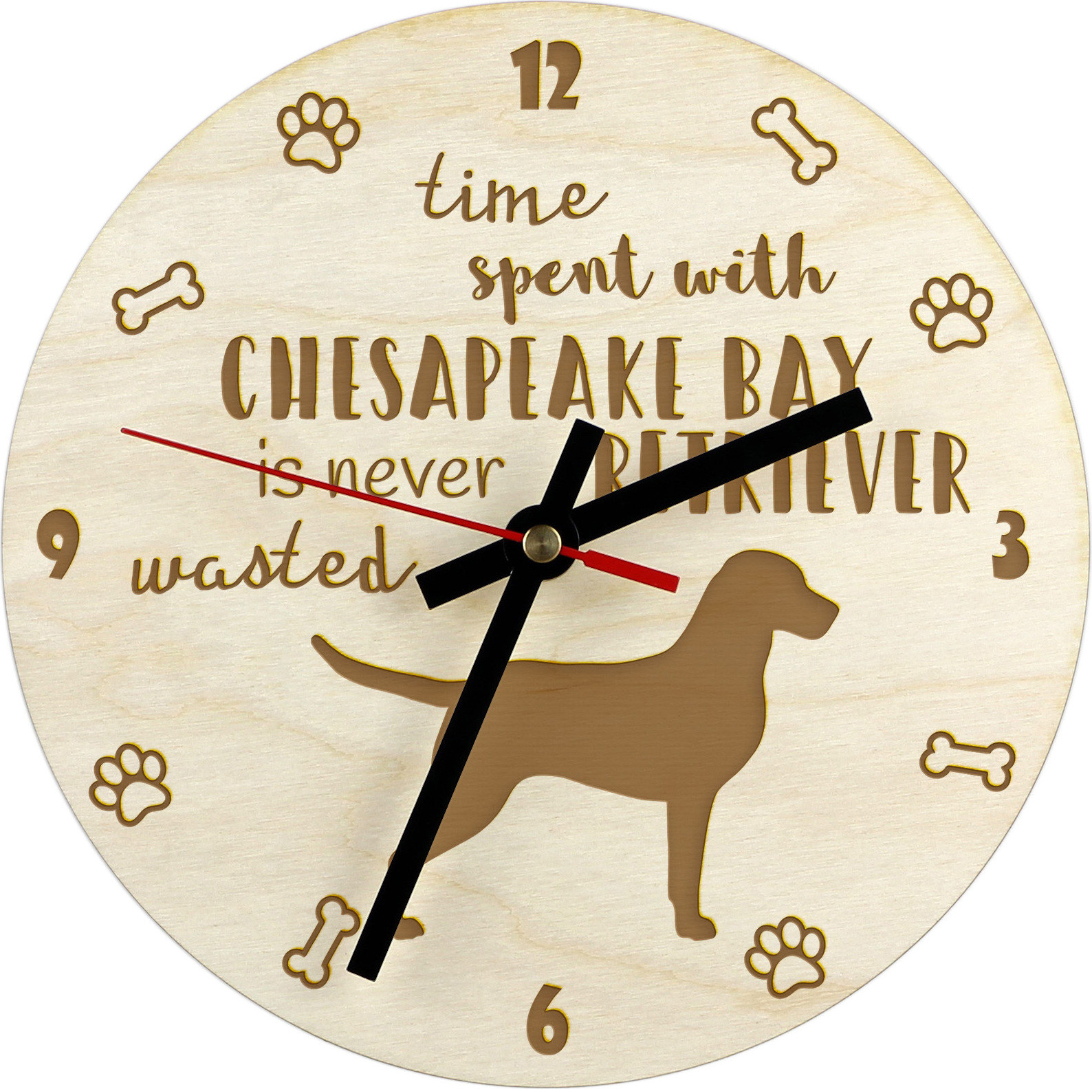 Art-Dog Wandklok Chesapeake Bay Retriever