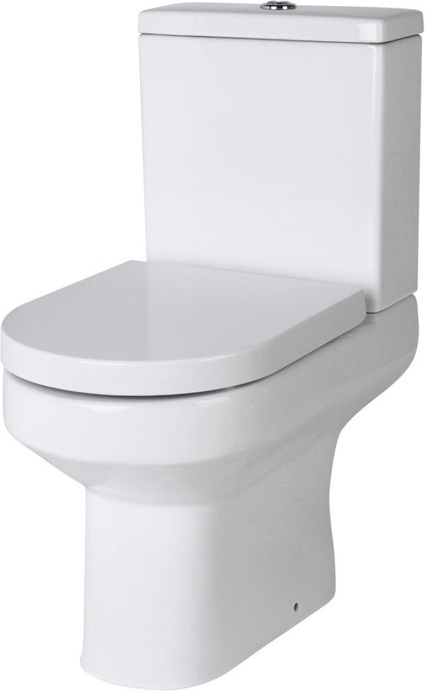 Nuie Harmony 6 LPF Toilet (Seat Not Included) White 800mm H