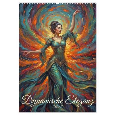 Dynamische Eleganz (Wandkalender 2027 DIN A2 hoch), CALVENDO Monatskalender