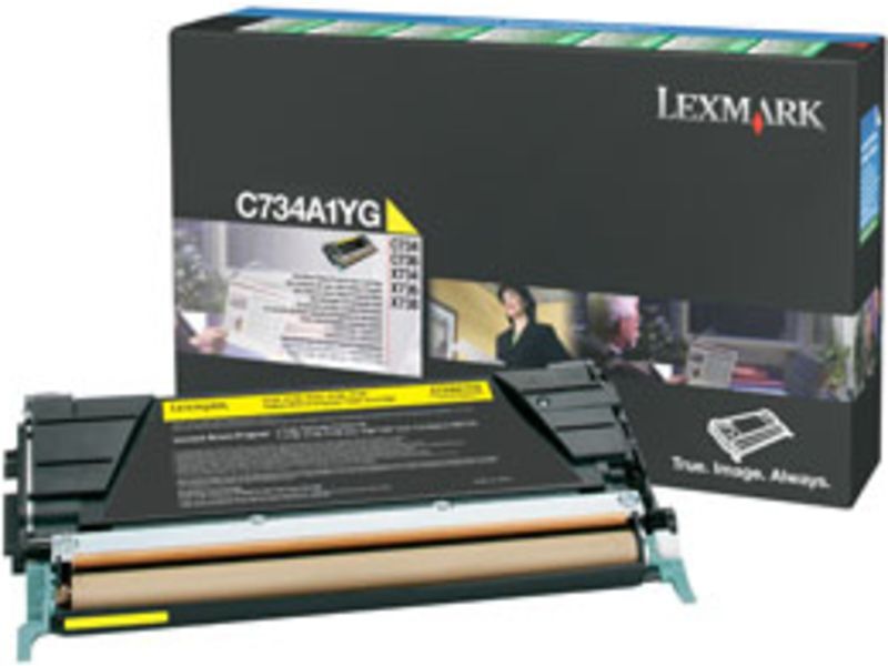 Lexmark C734A1YG - Gelb - Toner