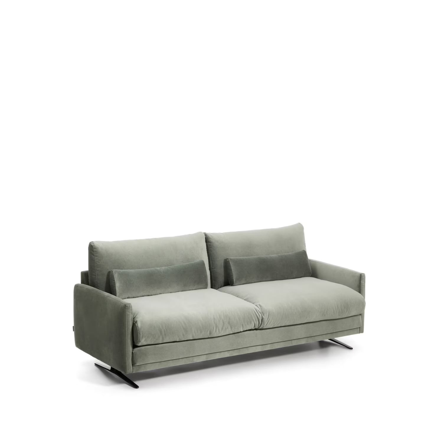 Kave Home Veliro Velvet 2-zits Bank - Groen