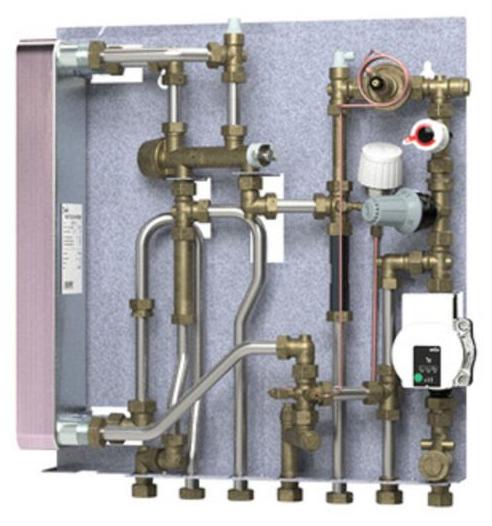 DANFOSS AkvaLux WSS E Wohnungsstation ohne Heizung 78 kW