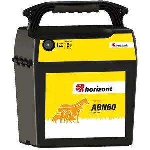 Horizont Weidezaungerät ranger ABN60, 10983, Dualgerät, 9 V, 12 V Akku- & 230 V Netzbetrieb, Zaunlänge bis 12 km