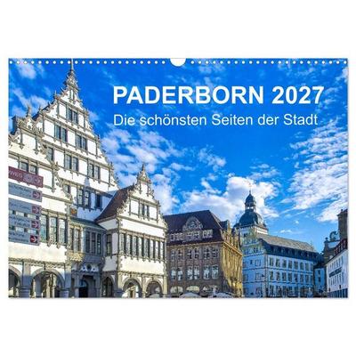 Paderborn - Die schönsten Seiten der Stadt (Wandkalender 2027 DIN A3 quer), CALVENDO Monatskalender
