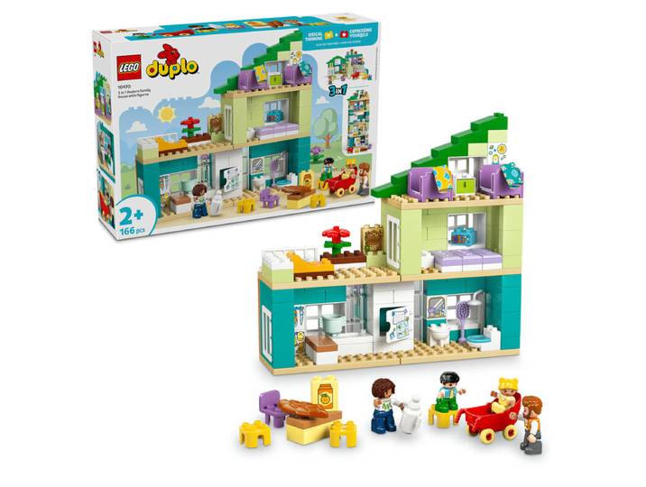LEGO DUPLO Town 10470 3-in-1 modern woonhuis met figuren