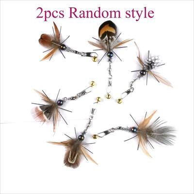 Inspired Finds 3PCS 4PCS Insect Feather Replacement Heads For Cat Teaser Wands 2pcs Random Style