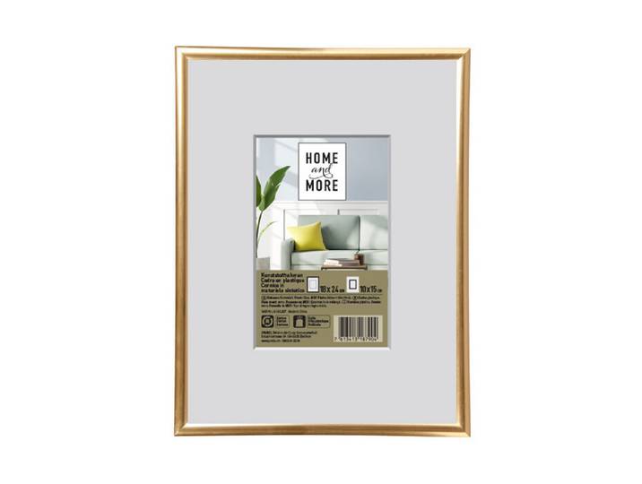 Home and More Kunststoffrahmen L1 18 x 24 cm Gold