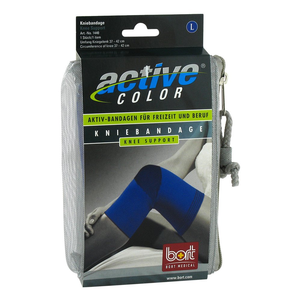 Bort GmbH Bort Activecolor Kniebandage large blau 06914586