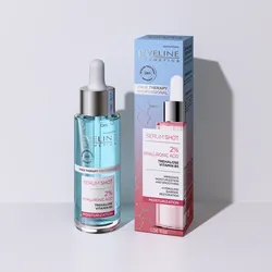Serum Shot Behandlung mit 2% Hyaluronsäure für Gesicht, Hals und Dekolleté