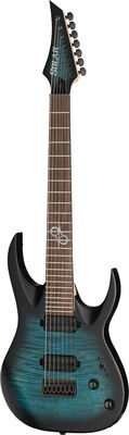 Solar Guitars AB2.7Blue Burst Thomann LTD Blue Satin Flame Burst