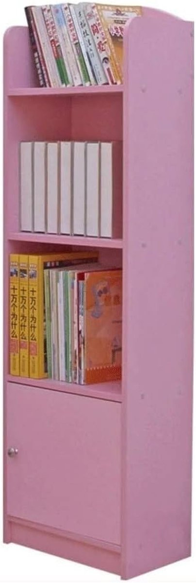 Roze Boekenkast en Opbergkast Combinatie voor Decoratie - 40 cm