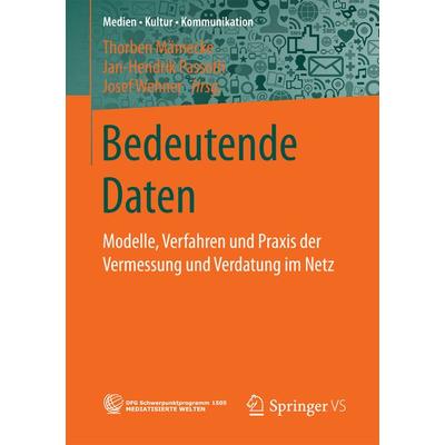 Bedeutende Daten, Taschenbuch von , Springer Fachmedien Wiesbaden GmbH, 978-3-658-11780-1