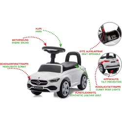 JAMARA Rutscher Mercedes-Benz C-Class weiß 2in1