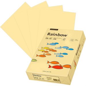Papyrus Kopierpapier Rainbow 88042254, A4, 120g/qm, crème, 250 Blatt