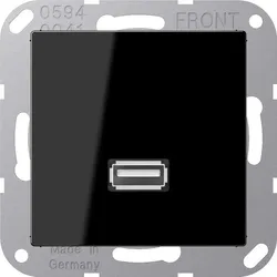 Jung Multimedia-Anschluss sw MA A 1122 SW MAA1122SW