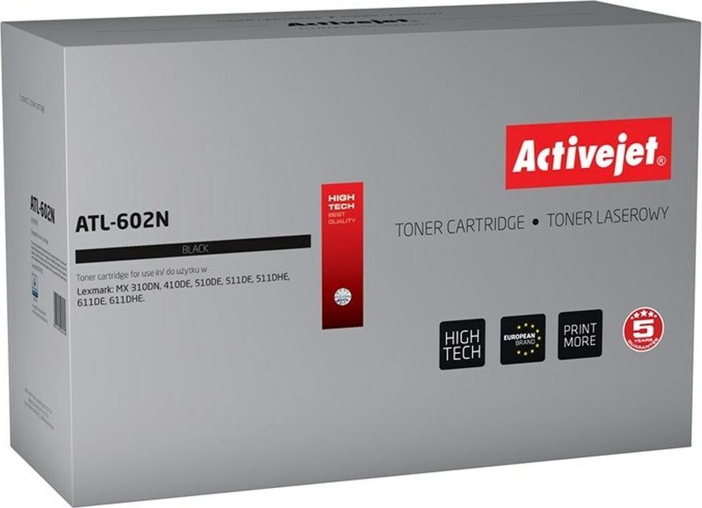 ActiveJet ATL-602N tonercartridge voor Lexmark printers, vervangt Lexmark 60F2H00, zwart, 10.000 pagina's