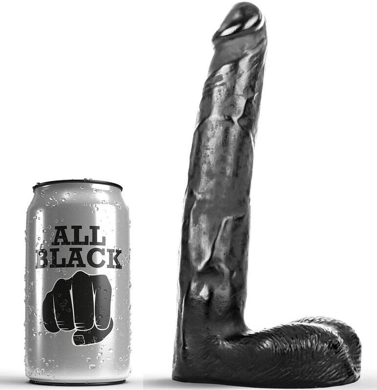 dildo all black 21cm