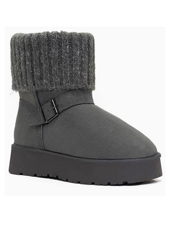 ISLAND BOOT Winterboots "Kourtney" in Grau - 38