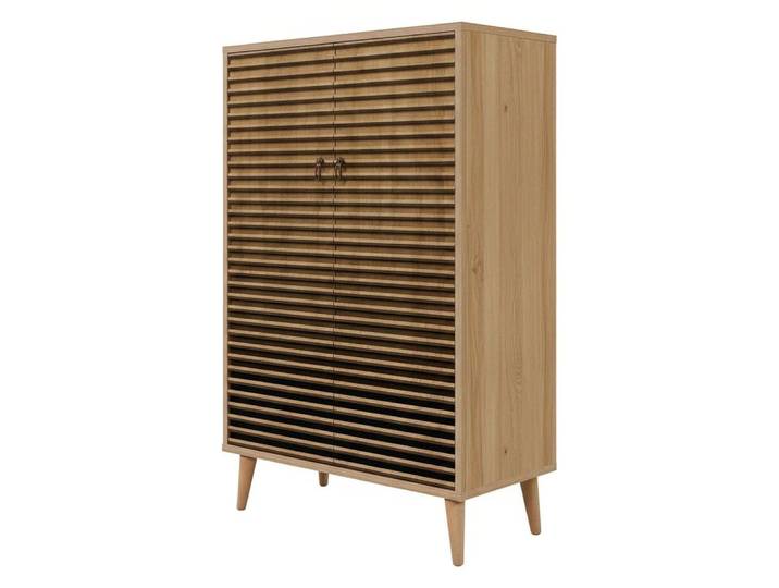 Buffet effet bois beige 80x36 cm