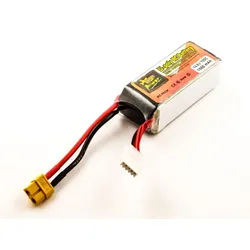 Akku für FPV Drohnen, Multicopter, Quadcopter, XT60 Anschluß, Li-Polymer, 14.8V, 1,55Ah