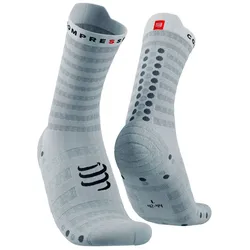 Compressport Unisex Pro Racing Socks V4.0 Ultralight Run High weiß