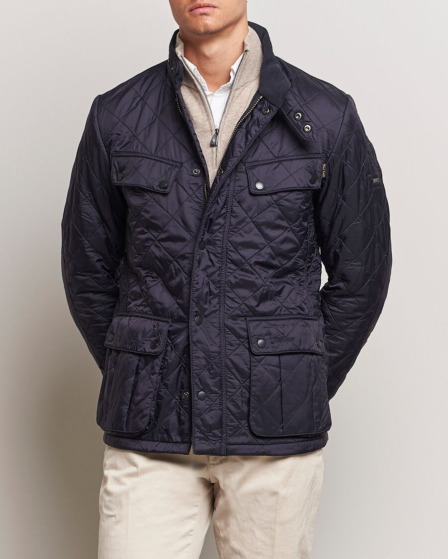 Barbour International Ariel Polarquilt International Jacket Navy men XXL Blå