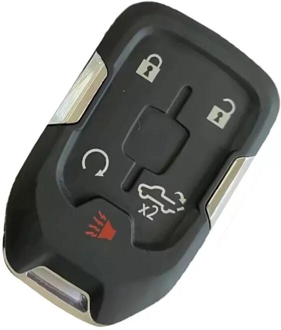 INF Coque de clé à 5 boutons pour pick-up Chevrolet/GMC - Remplacement de télécommande intelligente