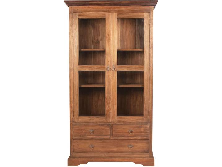 Vitrine Oceandrift natur Teak B 98 cm H 183.5 cm