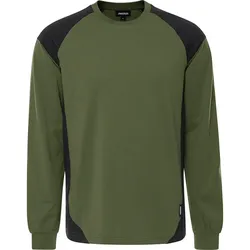 Langarmshirt "7071 GTM" Skarup - XXL - armygrün/schwarz