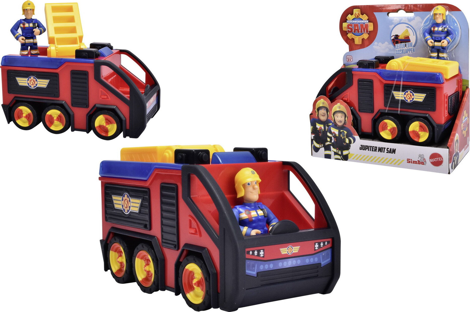 Simba Toys Brandweerman Sam Junior Jupiter nieuwe versie