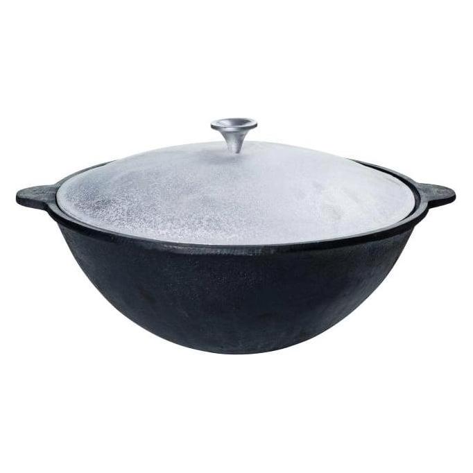 Texas Club Polished Cast Iron Kazan 8l "" (Aluminium, Gusseisen, 40 x 30 cm) (KAZAN8)